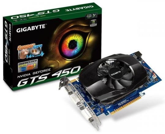 Видеокарта Gigabyte GV-N450-1G