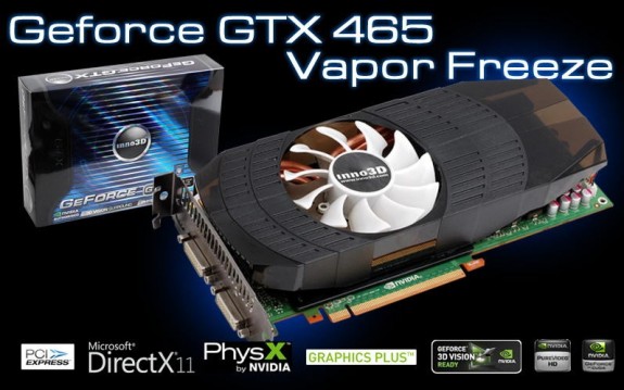 GeForce GTX 465 OC Vapor Freeze