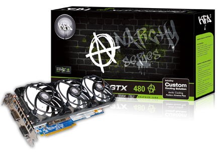 Видеокарта KFA2 GeForce GTX 480 LTD OC Anarchy