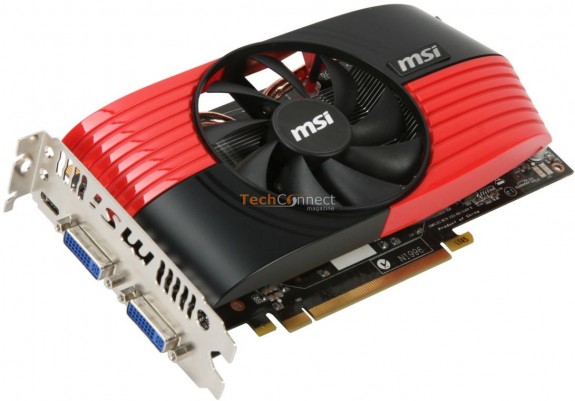 Видеокарта MSI N460GTX M2D1GD5OC