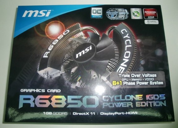 Видеокарта MSI Radeon HD 6850 Cyclone Power Edition