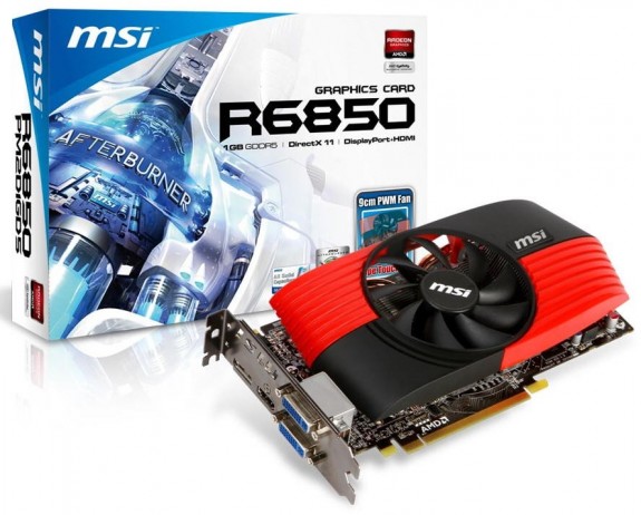 Видеокарта MSI Radeon HD 6850