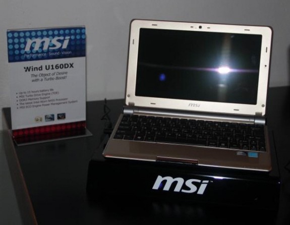 MSI Wind U160DX