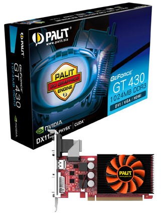 Видеокарта Palit GeForce GT 430