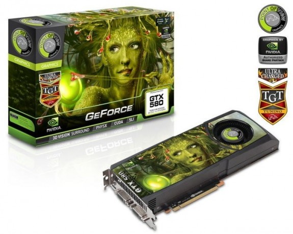 Видеокарта POVTGT GeForce GTX 580 Ultra Charged