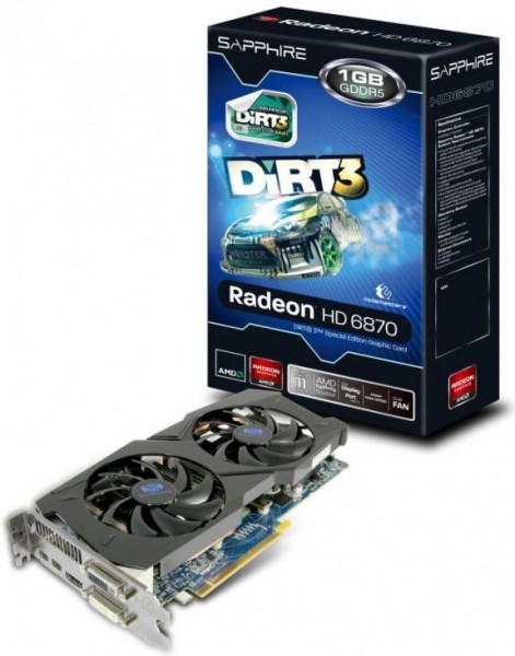 Sapphire Radeon HD 6870 Dirt 3 Edition