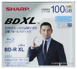 100 Гб BDXL от Sharp