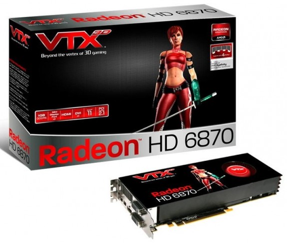 Видеокарта Vertex3D Radeon HD 6870