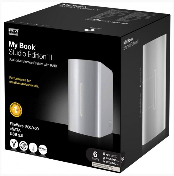 Внешний HDD Western Digital My Book Studio Edition II 6 ТБ