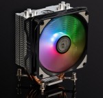 Bitspower Phantom CPU Air Cooler with 4 Heat Pipes - Silver (DRGB)