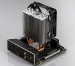 Bitspower Phantom CPU Air Cooler with 4 Heat Pipes - Silver (DRGB)