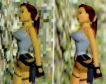 Lara Croft из Tomb Raider в режиме VGA и с Glide